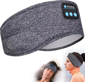 Thin Summer Sleep Headphones Bluetooth Mask Wireless Sports Headband with Speakers for Workout Jogging Yoga Insomnia Travel