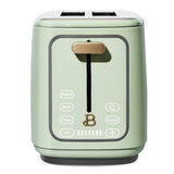 2 Slice Toaster with Touch-Activated Display, Sage Green by Drew Barrymore