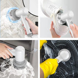 Wireless Electric Cleaning Brush Housework Kitchen Dishwashing Brush Bathtub Tile Professional Cleaning Brush Labor Saving