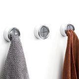 4PC Selfadhesive Towel Plug Support Wallmounted Nondrilling Bathroom Organizer Towel Hook Storage Shelf Bathroom Accessory