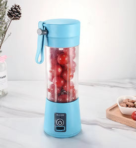 380Ml 6 Blades Portable Electric Fruit Juicer Home USB Rechargeable Smoothie Maker Blenders Machine Sports Bottle Juicing Cup