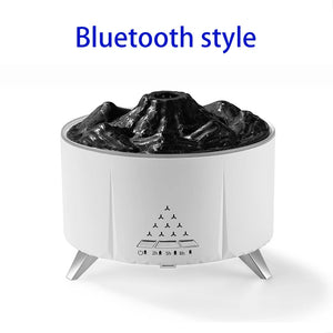 Volcano Aromatherapy Diffuser Flame Air Humidifier Music Speaker Ultrasonic Oil Diffuser Aroma Essential for Home Room Office