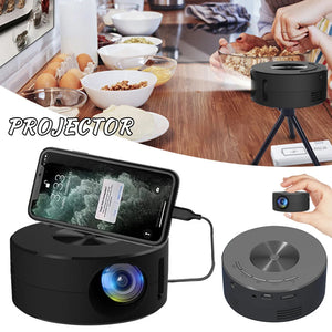 2023 New Yt200 Portable Mini Projector 4K Led Mobile Video Projector for IOS Android Outdoor Home Theater 3D Projectors