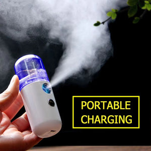 30Ml Mini Facial Sprayer Electric Essential Oil Humidifier USB Charging Purifier Aroma Mist Face Moisturizing Steamer