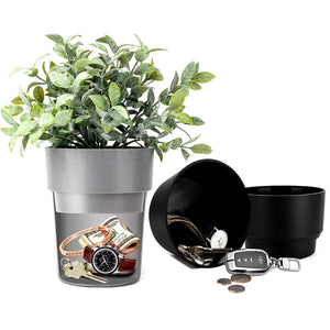 Large Flower Pot Hidden Safe Lock Box Surprise Secret Hideaway Plant Stash Hide Money, Keys, Jewlery Organizer Other Valuables