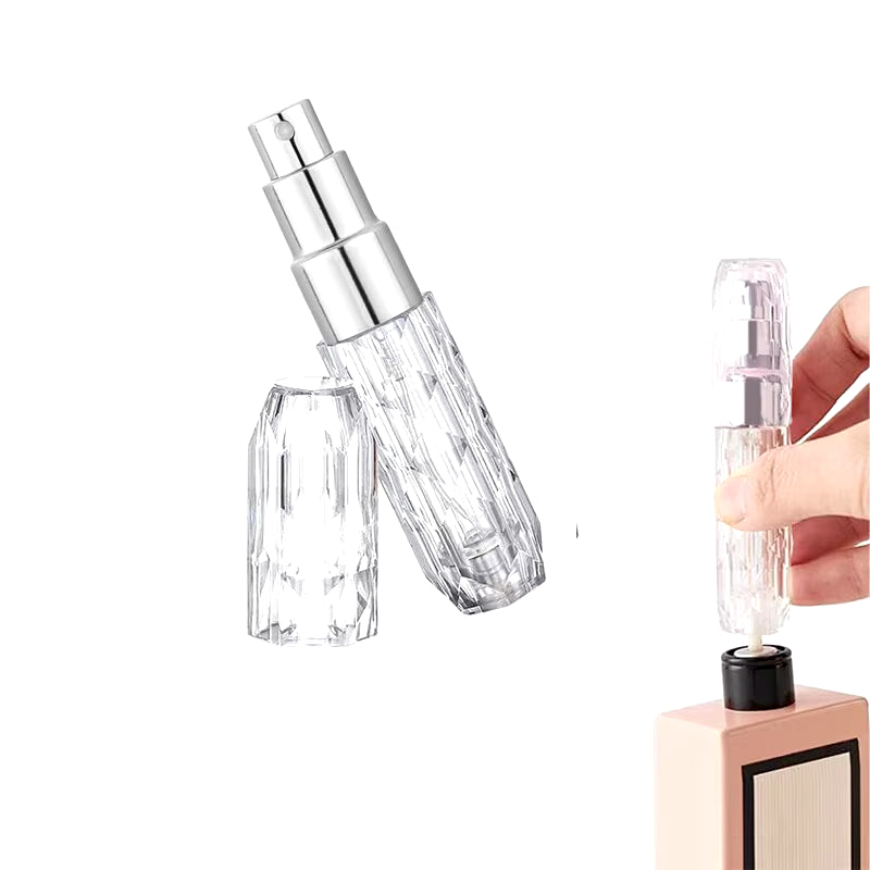 1 PC 5Ml Perfume Dispenser Bottle Vacuum Aluminium Tube Cosmetic Travel Portable Spray Bottom Filling Press Type Hydration