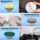 Wireless Electric Cleaning Brush Housework Kitchen Dishwashing Brush Bathtub Tile Professional Cleaning Brush Labor Saving