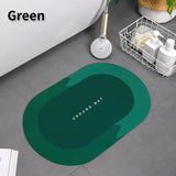 Super Absorbent Shower Bath Mat Bathroom Anti-Slip Carpet Rug Simple Kitchen Entrance Soft Door Bathtub Side Bath Mat Home Decor