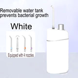 Retractable Portable Electric Teeth Irrigator IPX7 Waterproof Oral Irrigator Prevents Periodontal Disease Oral Hygiene Cleaning