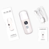 30Ml Mini Facial Sprayer Electric Essential Oil Humidifier USB Charging Purifier Aroma Mist Face Moisturizing Steamer