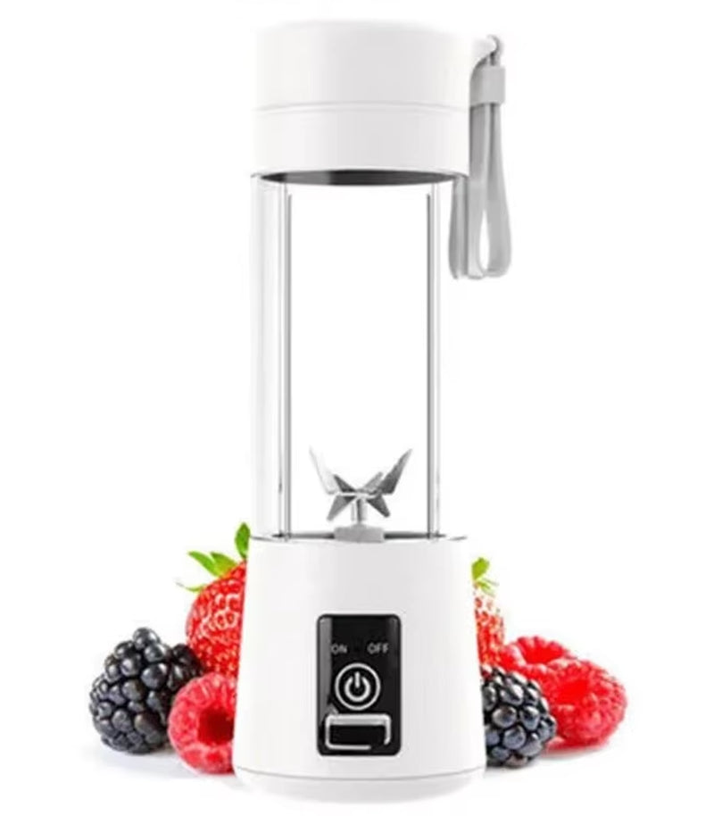 380Ml 6 Blades Portable Electric Fruit Juicer Home USB Rechargeable Smoothie Maker Blenders Machine Sports Bottle Juicing Cup