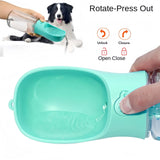 Pets Water Bottle Portable Food Grade Material Dog Cat Travel Pet Water Cup Bottle with Food Dispenser Puppy Water Bottle