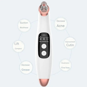 Electric Blackhead Remover Facial Cleanser Pore Cleanser Home Electric Beauty Meter Handheld Blackhead & Acne Remover