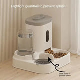 2 in 1 Automatic Cat Dog Device Food Dispenser Gravity Pet Feeder Water Dispenser Pet Bowl Basin Pet Supplies Cat Food Bowl