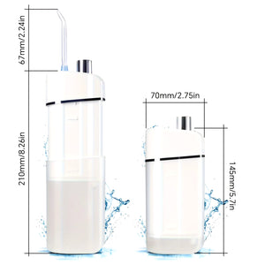 Retractable Portable Electric Teeth Irrigator IPX7 Waterproof Oral Irrigator Prevents Periodontal Disease Oral Hygiene Cleaning