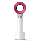 USB Rechargeable Bladeless No Leaf Fan Handheld Mini Cooler Fan Electronic Gadgets Smart Gadgets USB Gadget Fan Desktop for Home