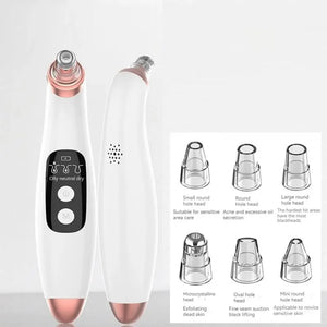 Electric Blackhead Remover Facial Cleanser Pore Cleanser Home Electric Beauty Meter Handheld Blackhead & Acne Remover