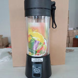 380Ml 6 Blades Portable Electric Fruit Juicer Home USB Rechargeable Smoothie Maker Blenders Machine Sports Bottle Juicing Cup